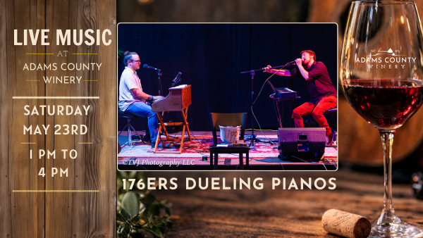 2 guys playing pianos facing each other